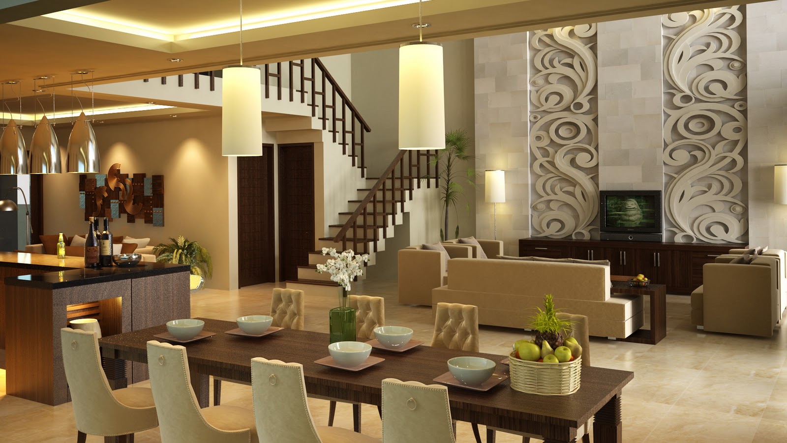  desain interior rumah arab minimalis type 21 